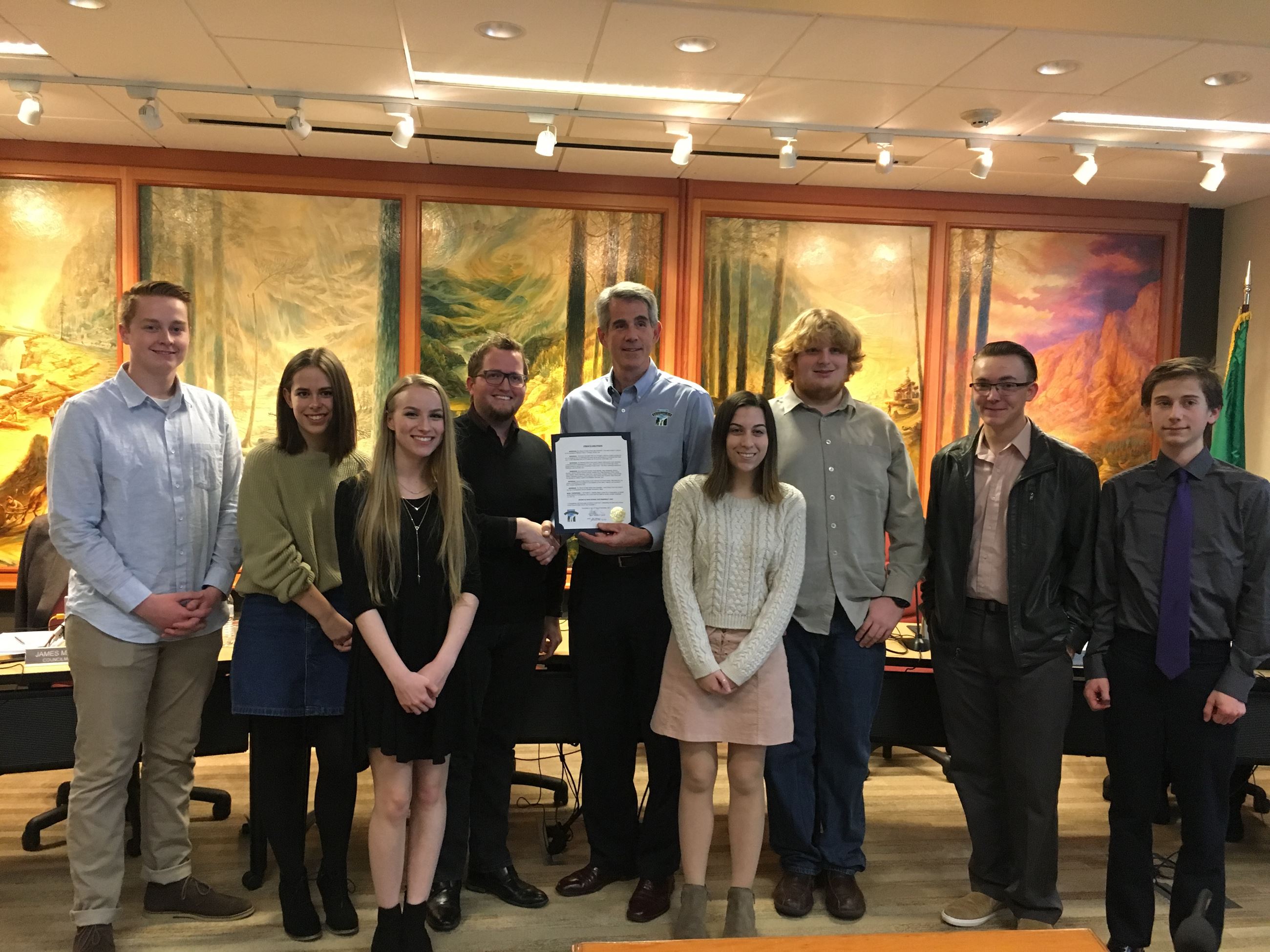 Recognition of MSHS Jazz Band_12 11 2017