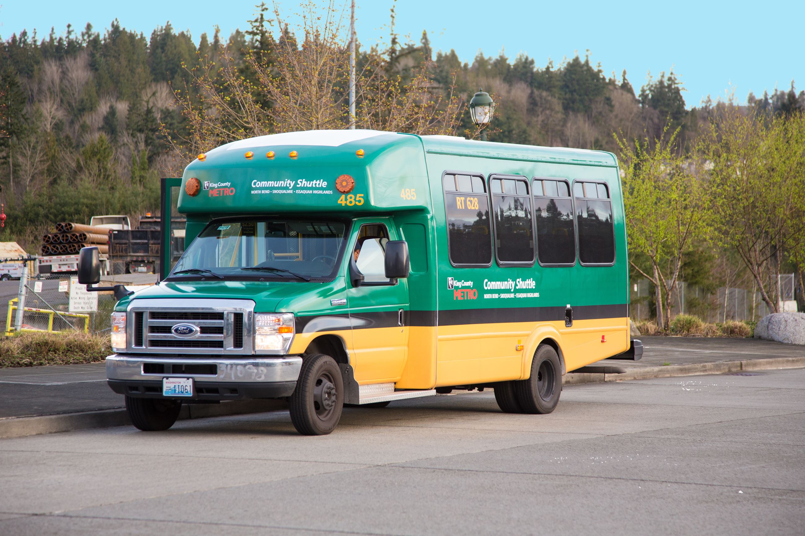 This is a picture of the Snoqualmie Valley Transportation Community Shuttle.