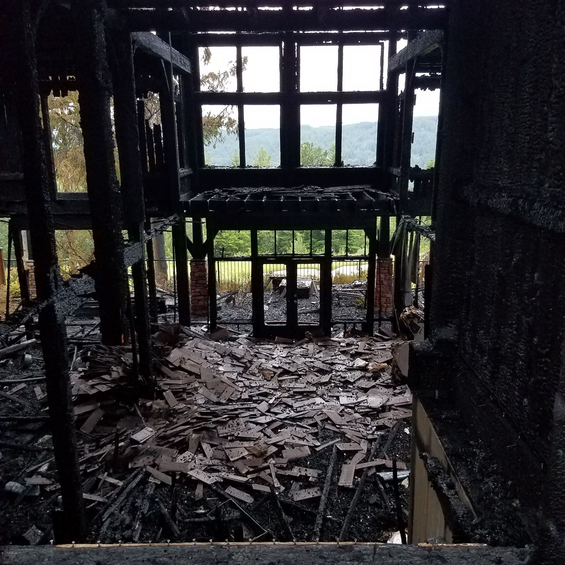 Interior Fairway house Fire