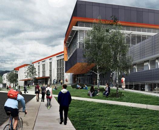 This is a rendering of the new Mount Si High School campus.