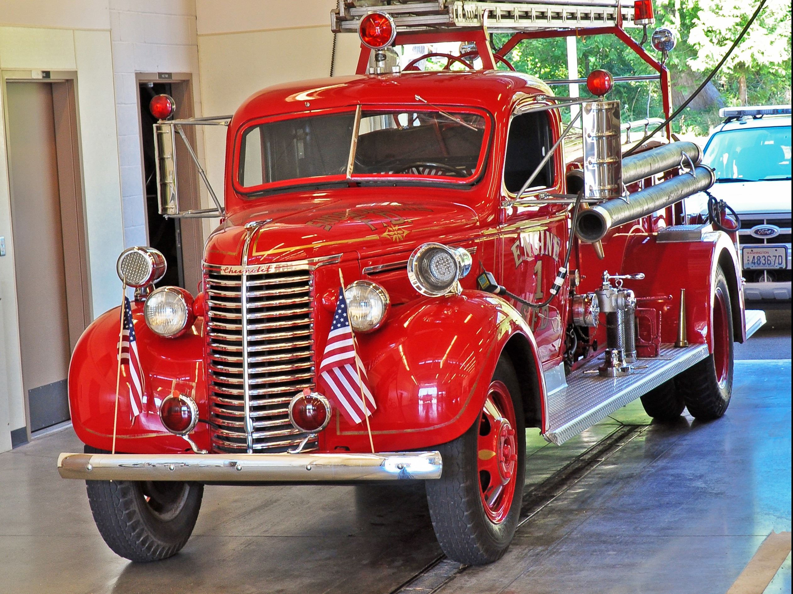 This is a photo of Snoqualmie Fire Truck No. 1. 