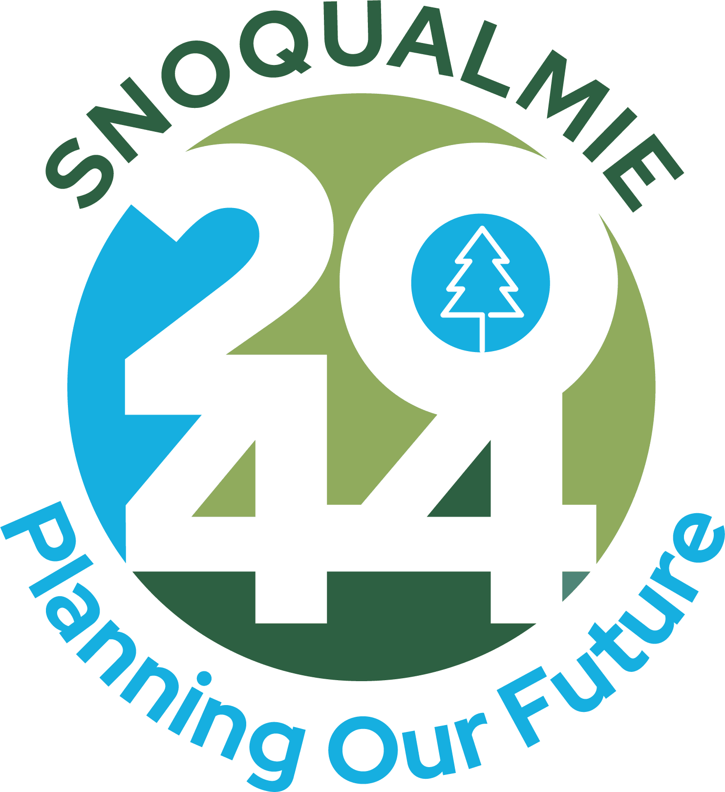 City of Snoqualmie Comprehensive Plan Update Snoqualmie 2044 Planning our Future Logo