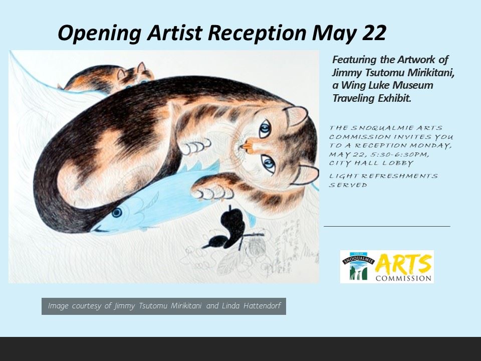 Art Opening Infographic (Jimmy Mirikitani)