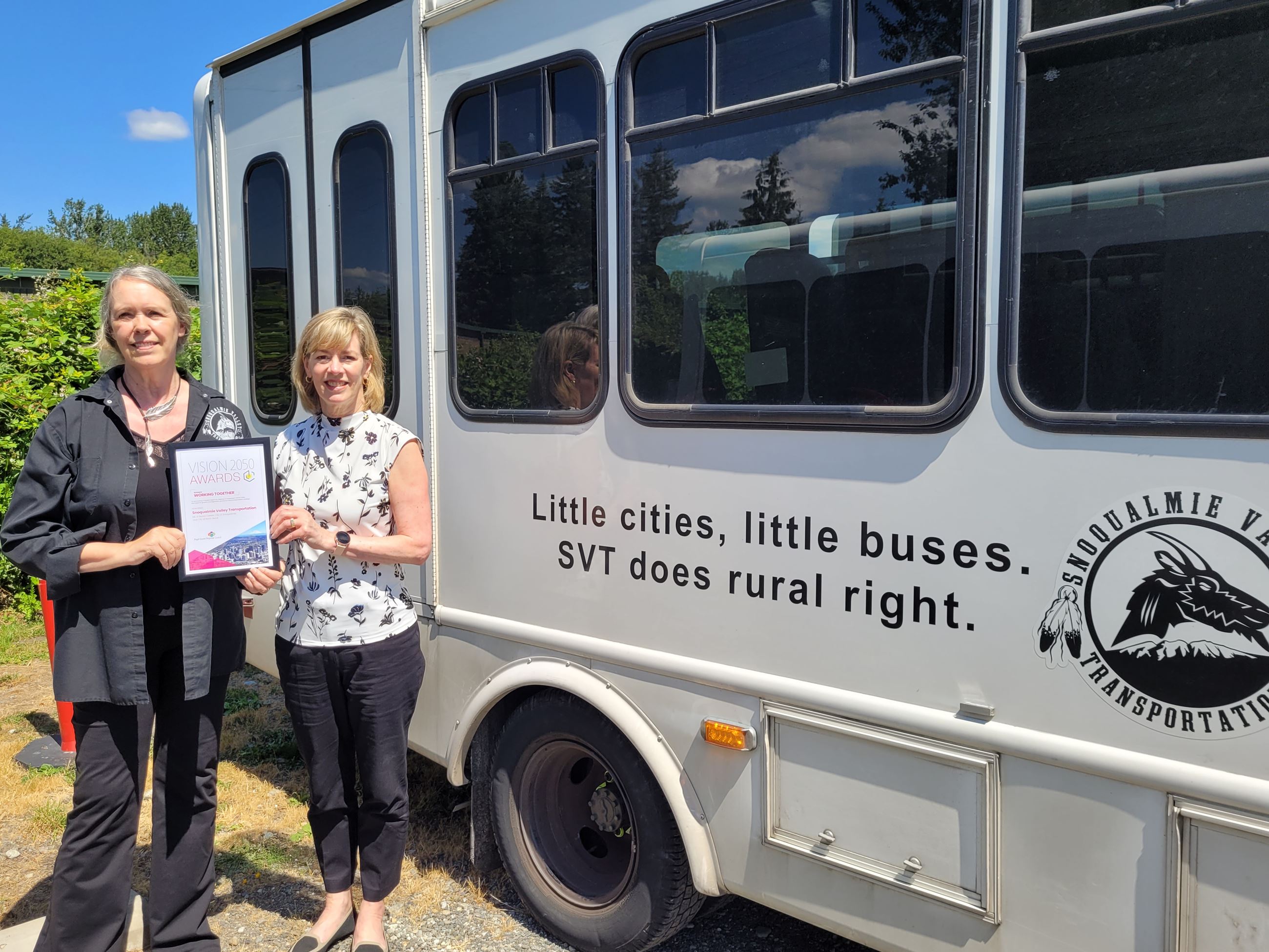 Mayor Ross and Amy Biggs - Vision Award