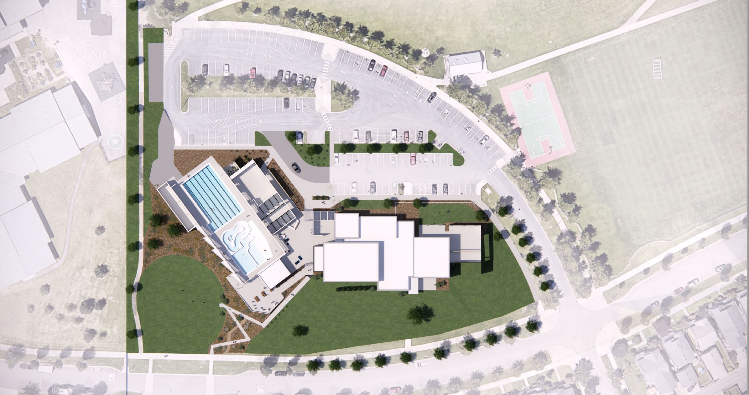 CCE Aerial Pool Roof Removed