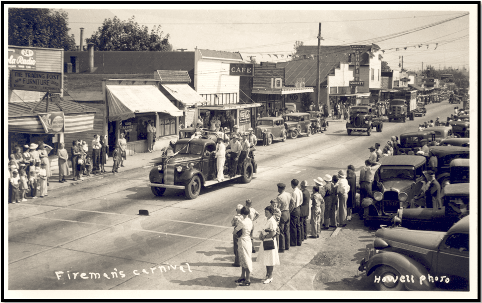 SFD firefighters in parade
