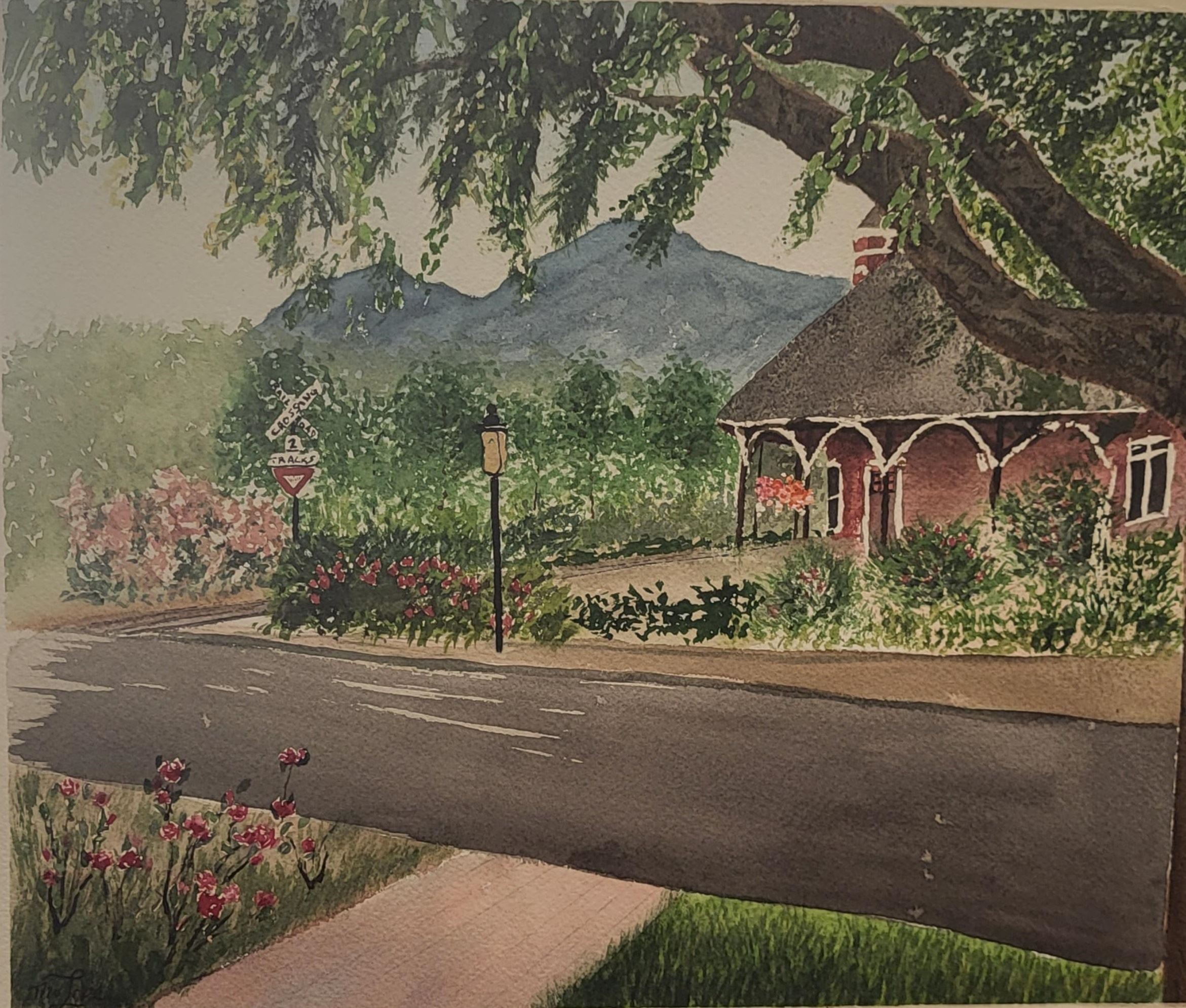 Snoqualmei Depot Railroad Crossing