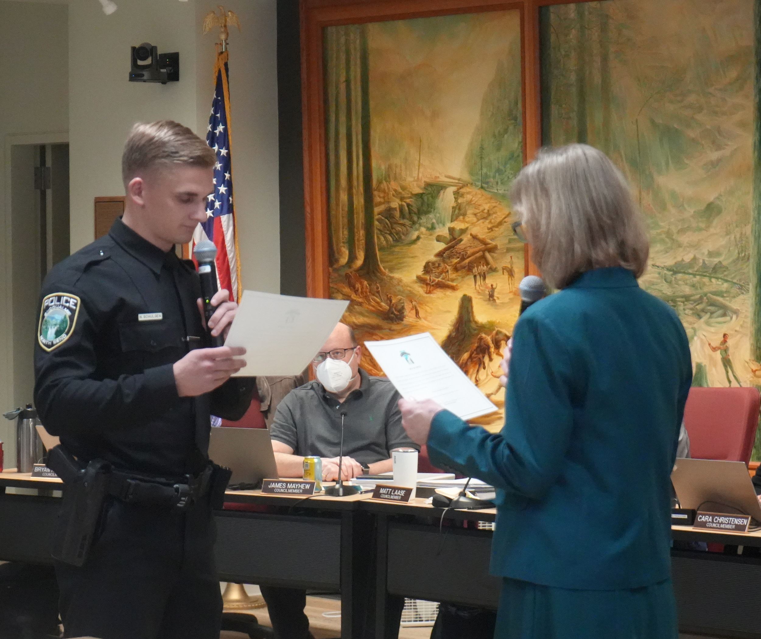 off schulgen oath of office