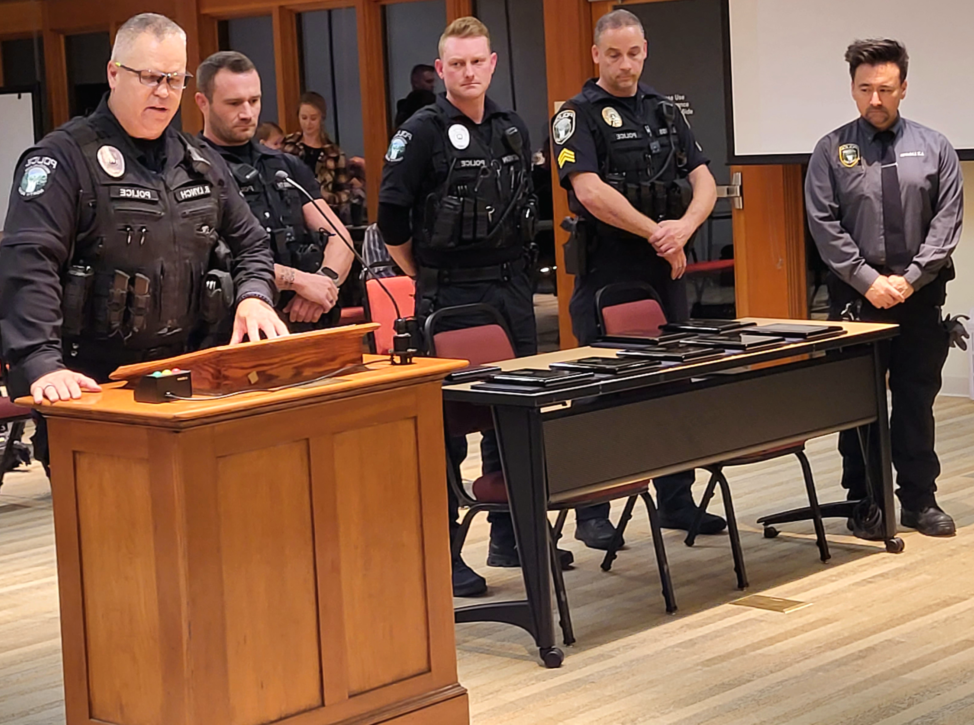 Chief Lynch PD award presentaiton 10_2023