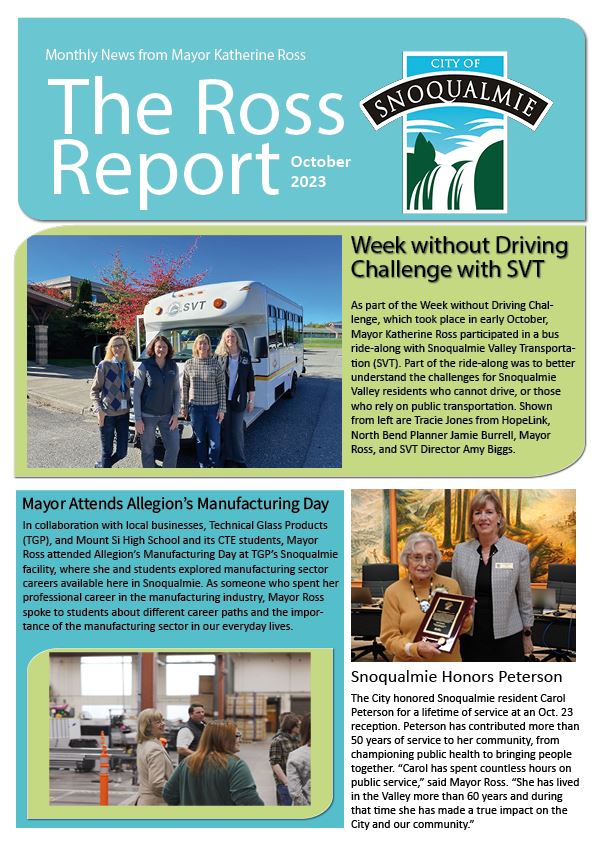 Ross Report October 2023