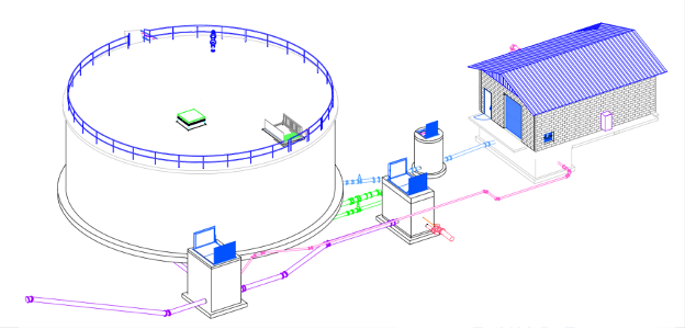 Reclaime Water Distirbution Project Schematic Snoqualmie 2025