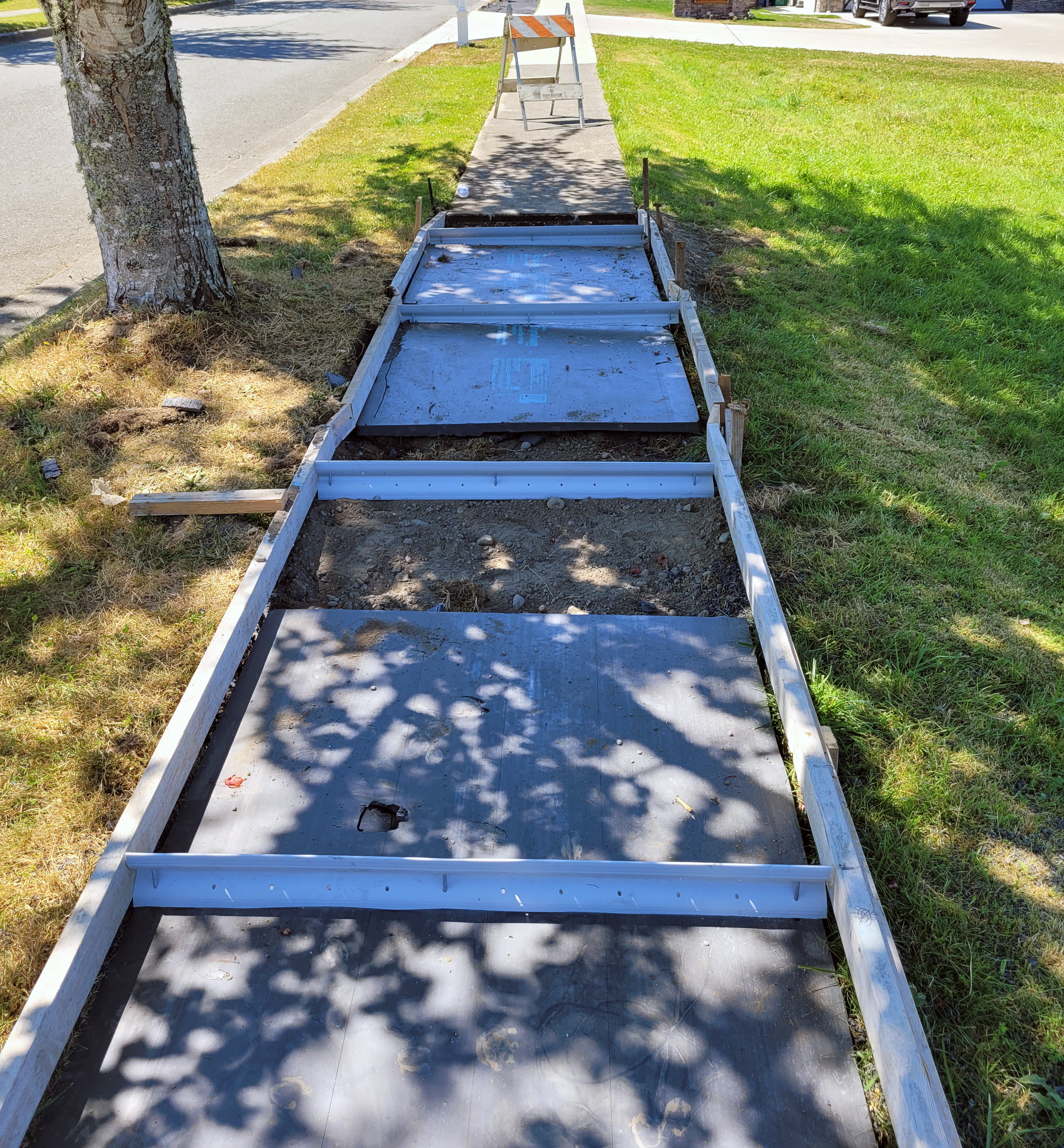 City of Snoqualmie Sidewalk Repair 2022 before_